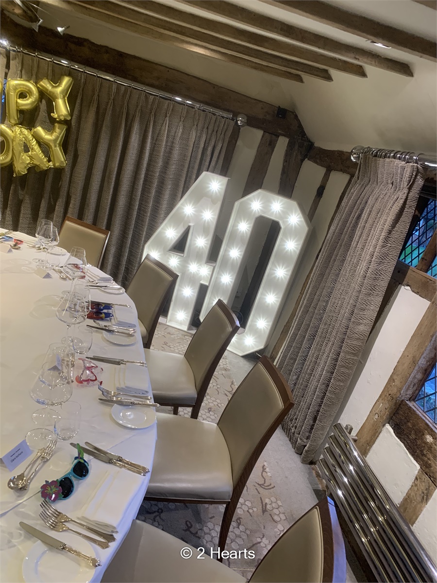 Any 2 Numbers or letters Event equipment hire in Colchester, Clacton